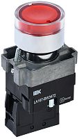 Кнопка управления LA167-BW3472 d=22мм RC 1р с подсветкой красная | код BBT20-BW3472-2-12-67-K04 | IEK